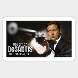 RON DeSantis aint nothing to mess with! Sticker